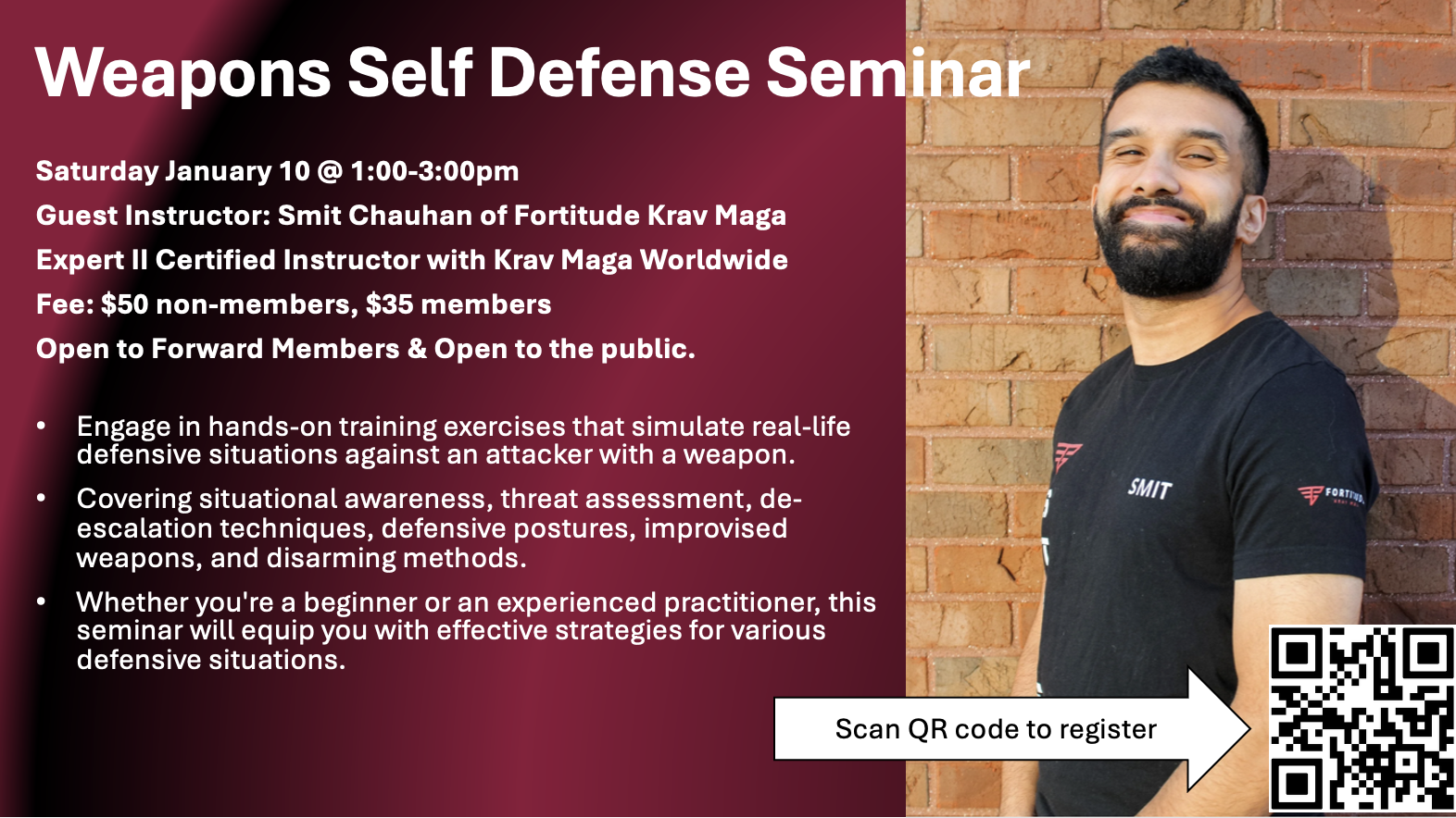 Weapons Self Defense Semina